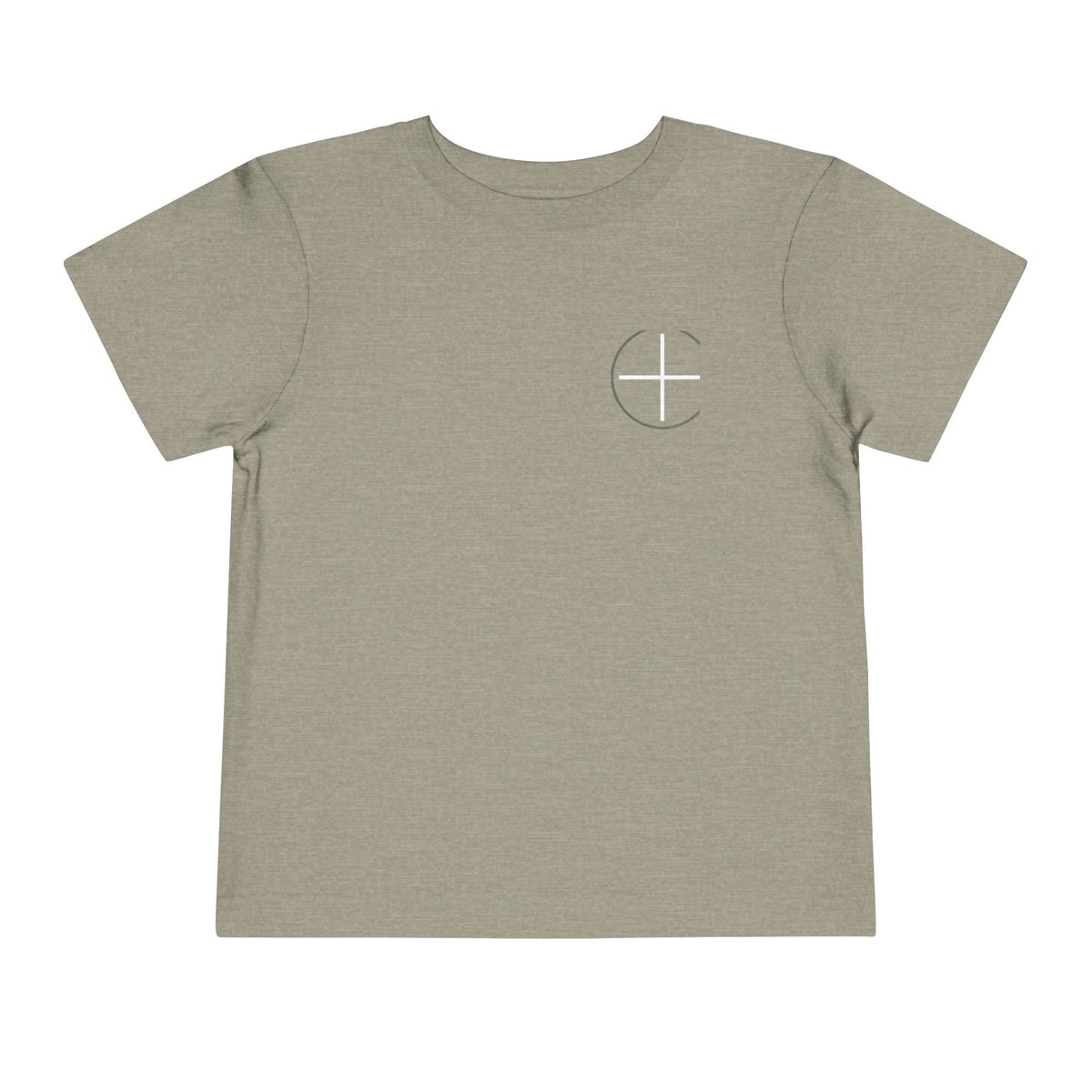 Toddler Tee — Minimal 'Jesus Loves Me' Christian Kids Shirt