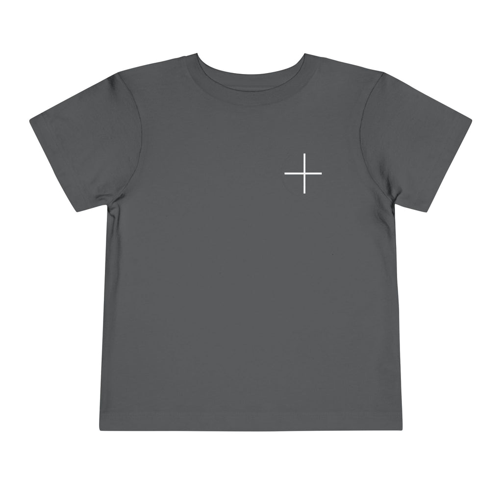 Toddler Tee — Minimal 'Jesus Loves Me' Christian Kids Shirt