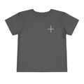 Toddler Tee — Minimal 'Jesus Loves Me' Christian Kids Shirt