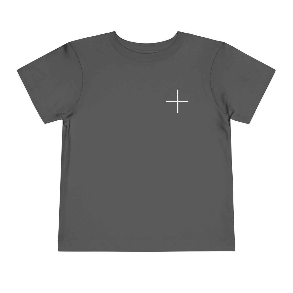 Toddler Tee — Minimal 'Jesus Loves Me' Christian Kids Shirt