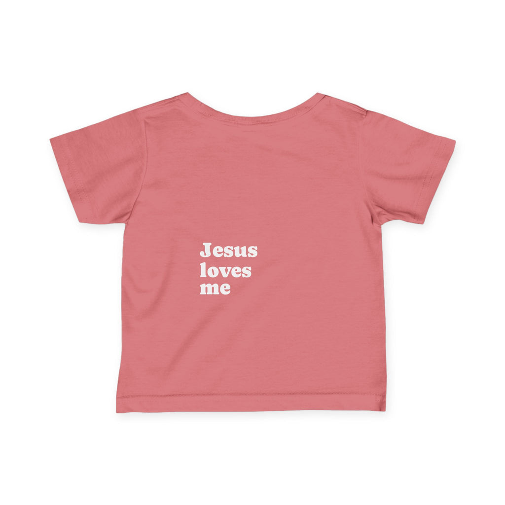 Infant Tee - "Jesus Loves Me" Soft Christian Baby Shirt