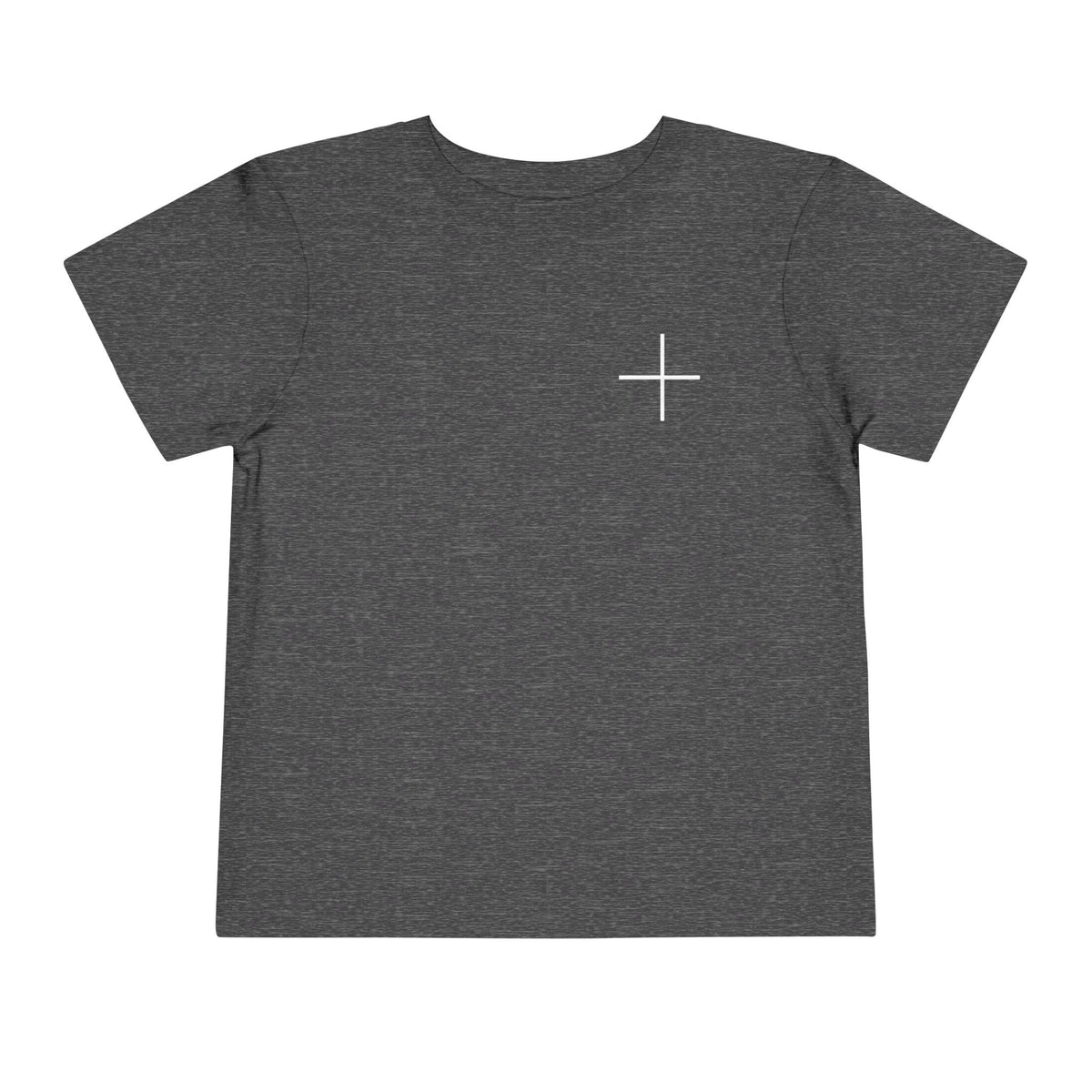 Toddler Tee — Minimal 'Jesus Loves Me' Christian Kids Shirt