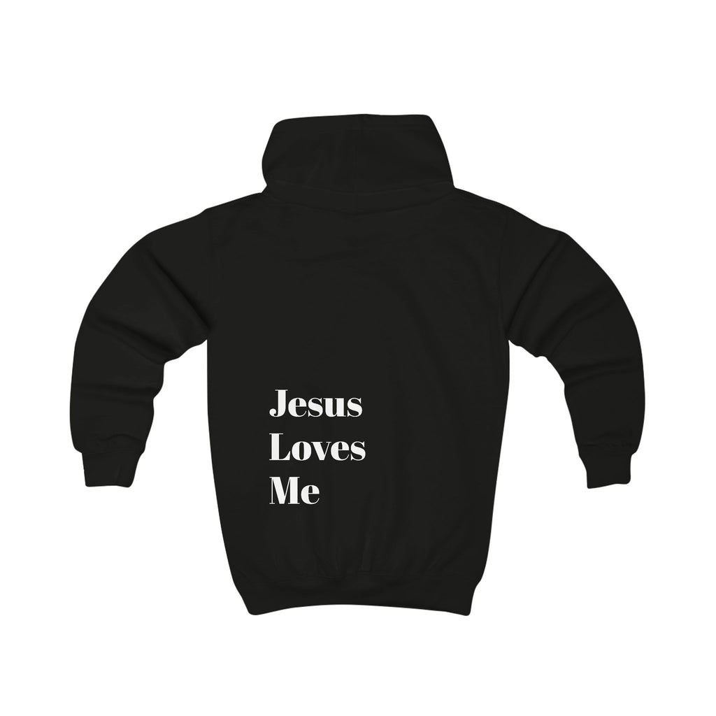 Kids Hoodie —Jesus T-Jesus Loves Me Modern Hoodie