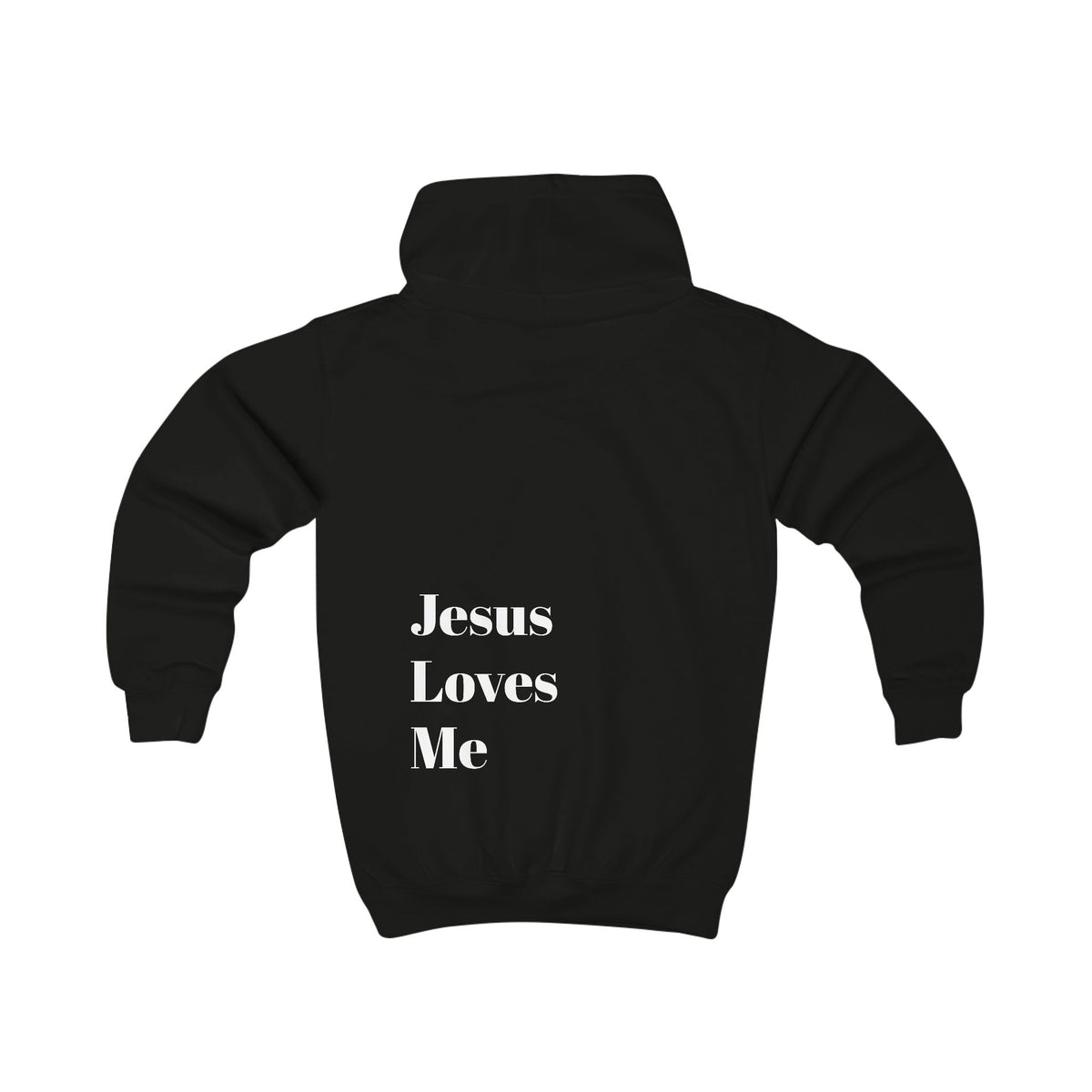Kids Hoodie —Jesus T-Jesus Loves Me Modern Hoodie