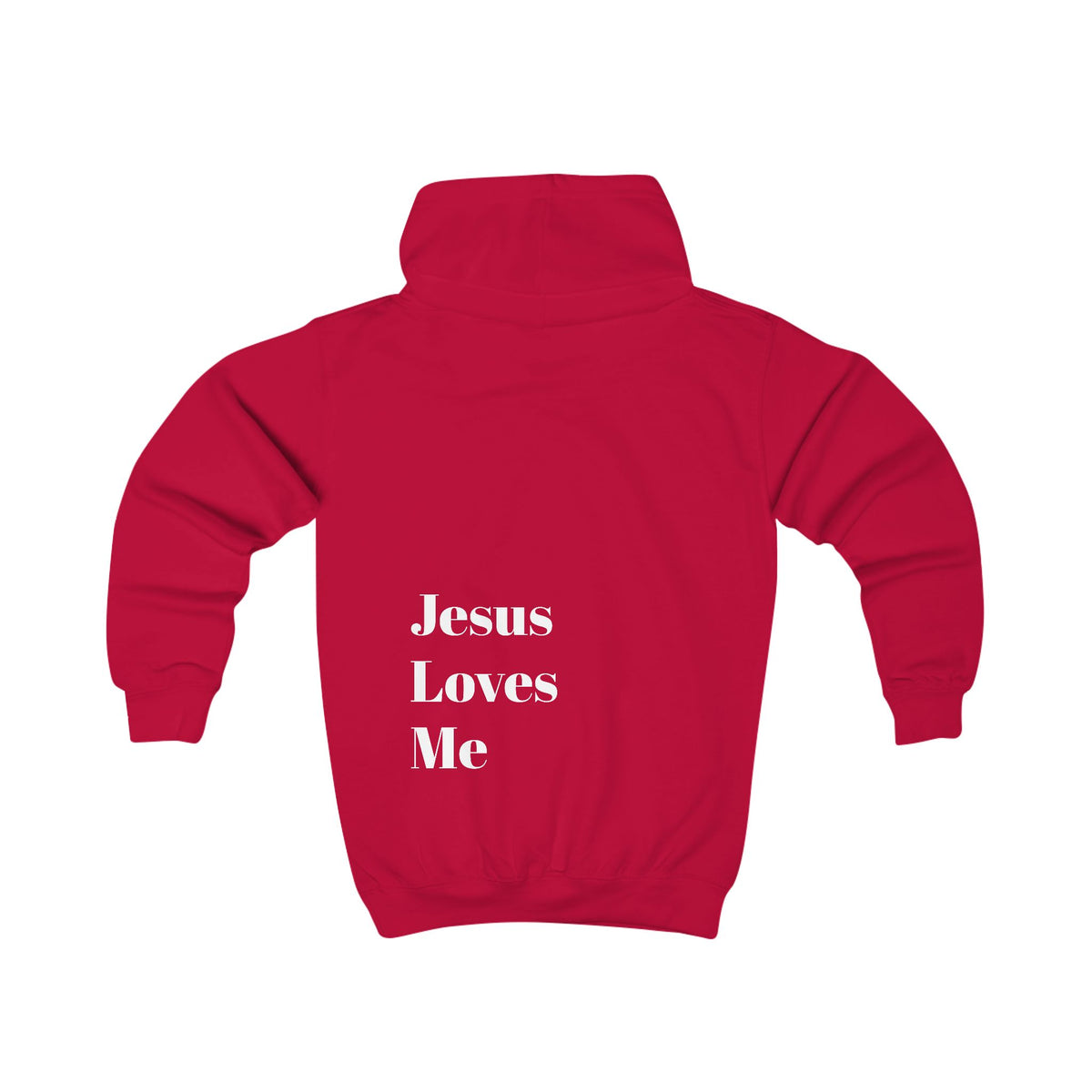 Kids Hoodie —Jesus T-Jesus Loves Me Modern Hoodie