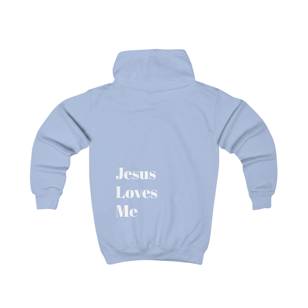 Kids Hoodie —Jesus T-Jesus Loves Me Modern Hoodie