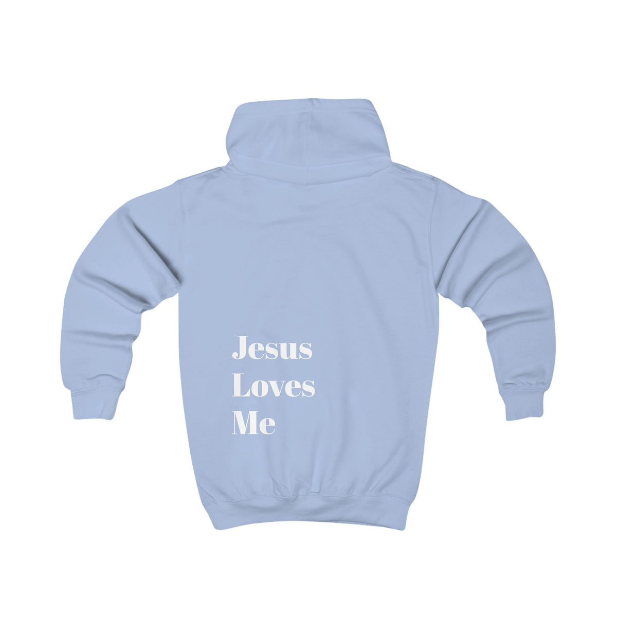 Kids Hoodie —Jesus T-Jesus Loves Me Modern Hoodie