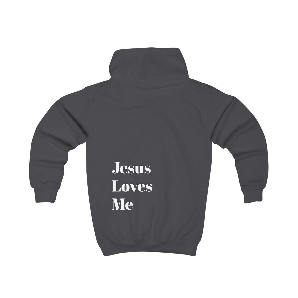 Kids Hoodie —Jesus T-Jesus Loves Me Modern Hoodie