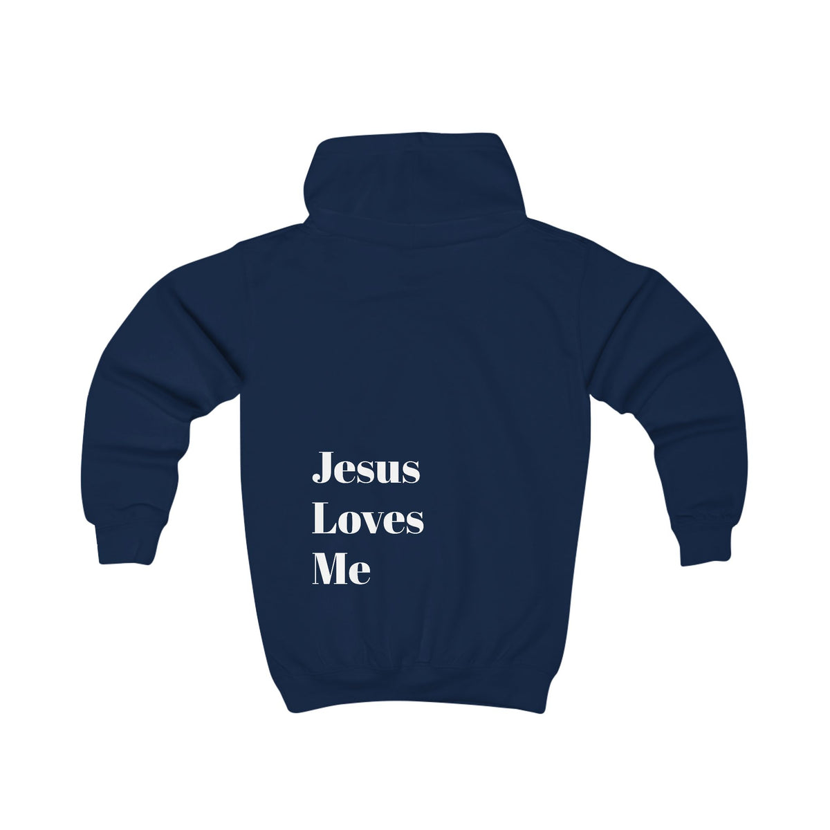 Kids Hoodie —Jesus T-Jesus Loves Me Modern Hoodie