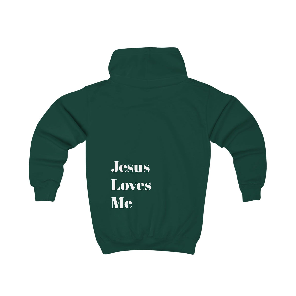 Kids Hoodie —Jesus T-Jesus Loves Me Modern Hoodie