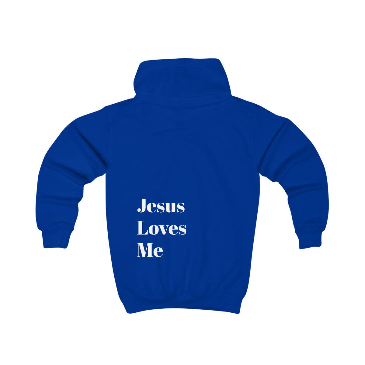 Kids Hoodie —Jesus T-Jesus Loves Me Modern Hoodie
