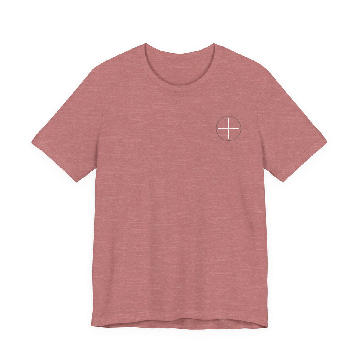 T-Shirt — Minimal White Tee with Subtle Back Text (Clean Casual Essential)