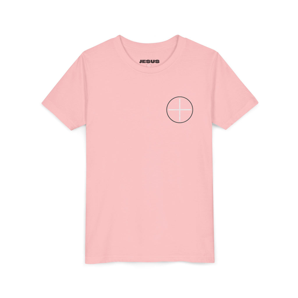 Youth Tee - "Jesus Loves Me" Faith Kids Short Sleeve Shirt
