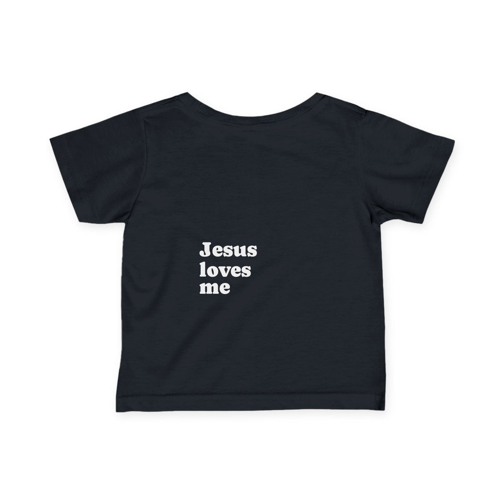 Infant Tee - "Jesus Loves Me" Soft Christian Baby Shirt