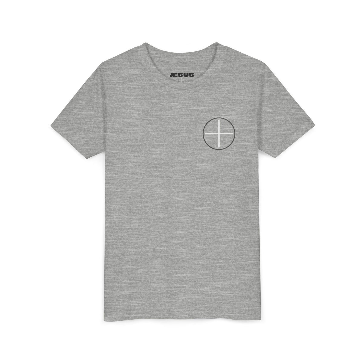 Youth Tee - "Jesus Loves Me" Faith Kids Short Sleeve Shirt