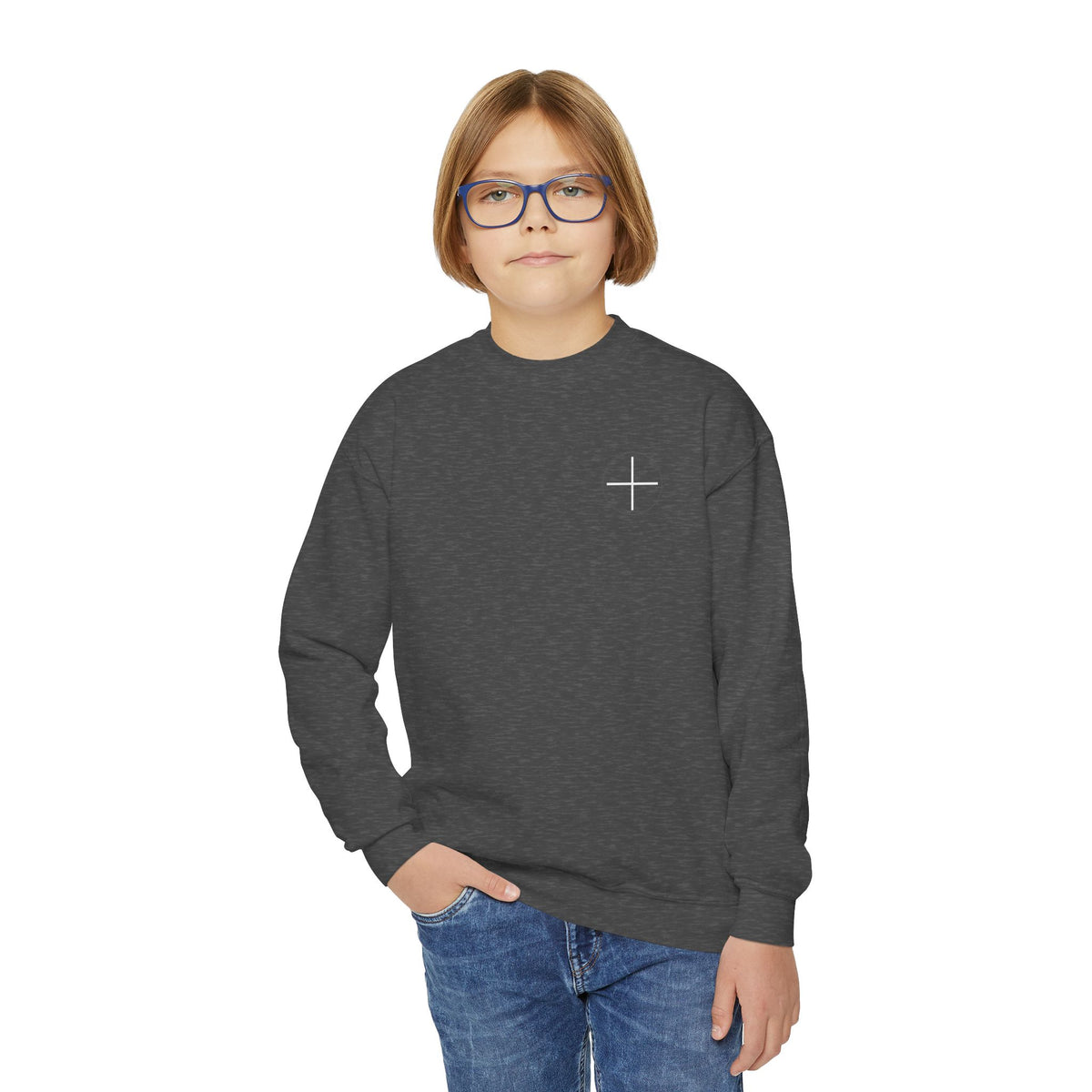 youth crewneck sweatshirt women of scripture