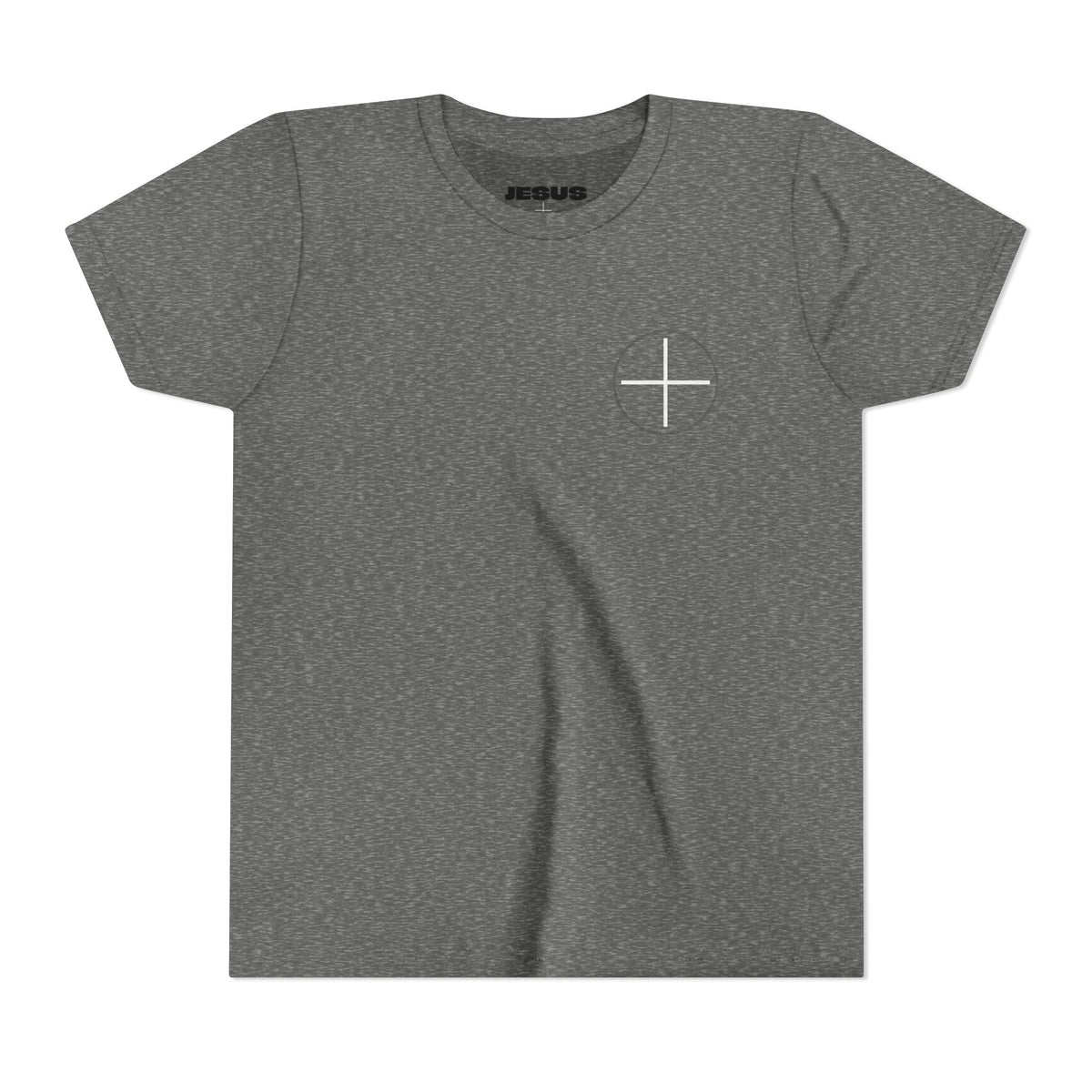 Youth Tee - "Jesus Loves Me" Faith Kids Short Sleeve Shirt