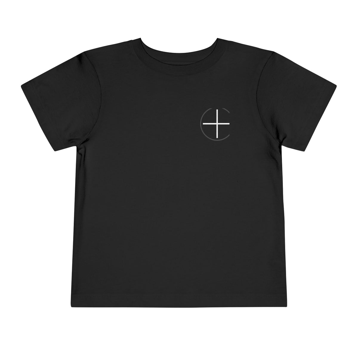 Toddler Tee — Minimal 'Jesus Loves Me' Christian Kids Shirt
