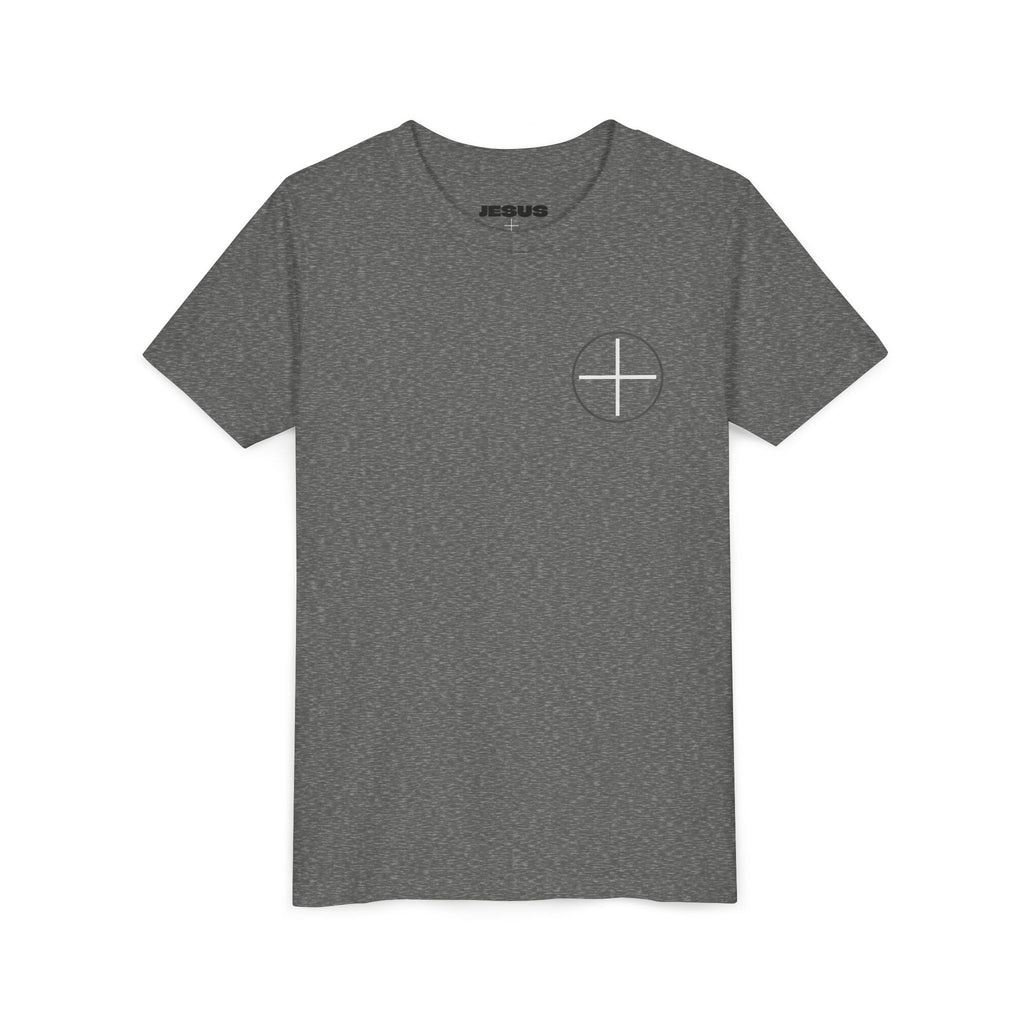 Youth Tee - "Jesus Loves Me" Faith Kids Short Sleeve Shirt