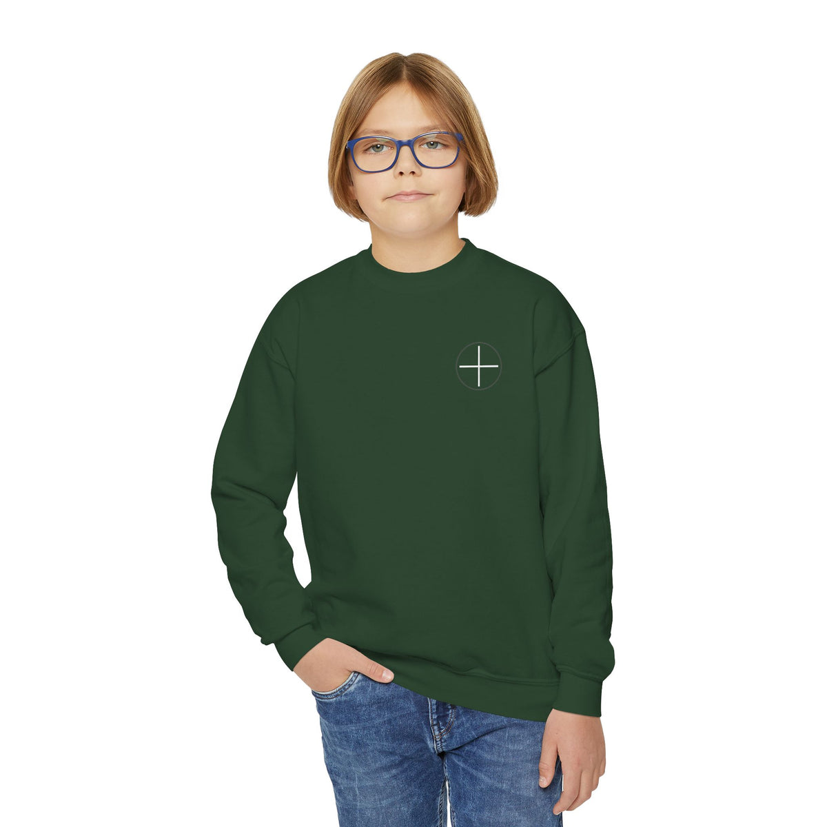 youth crewneck sweatshirt women of scripture