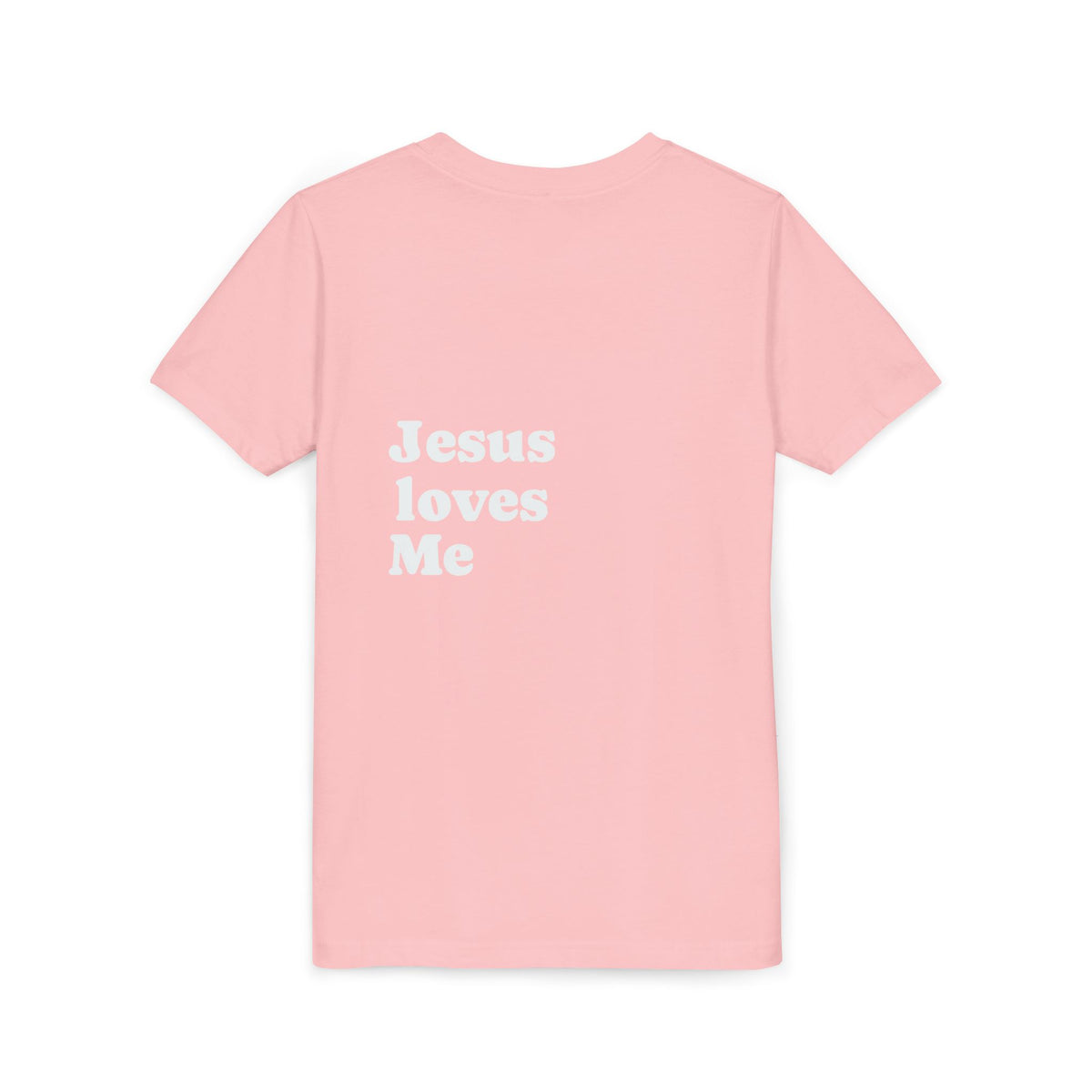 Youth Tee - "Jesus Loves Me" Faith Kids Short Sleeve Shirt