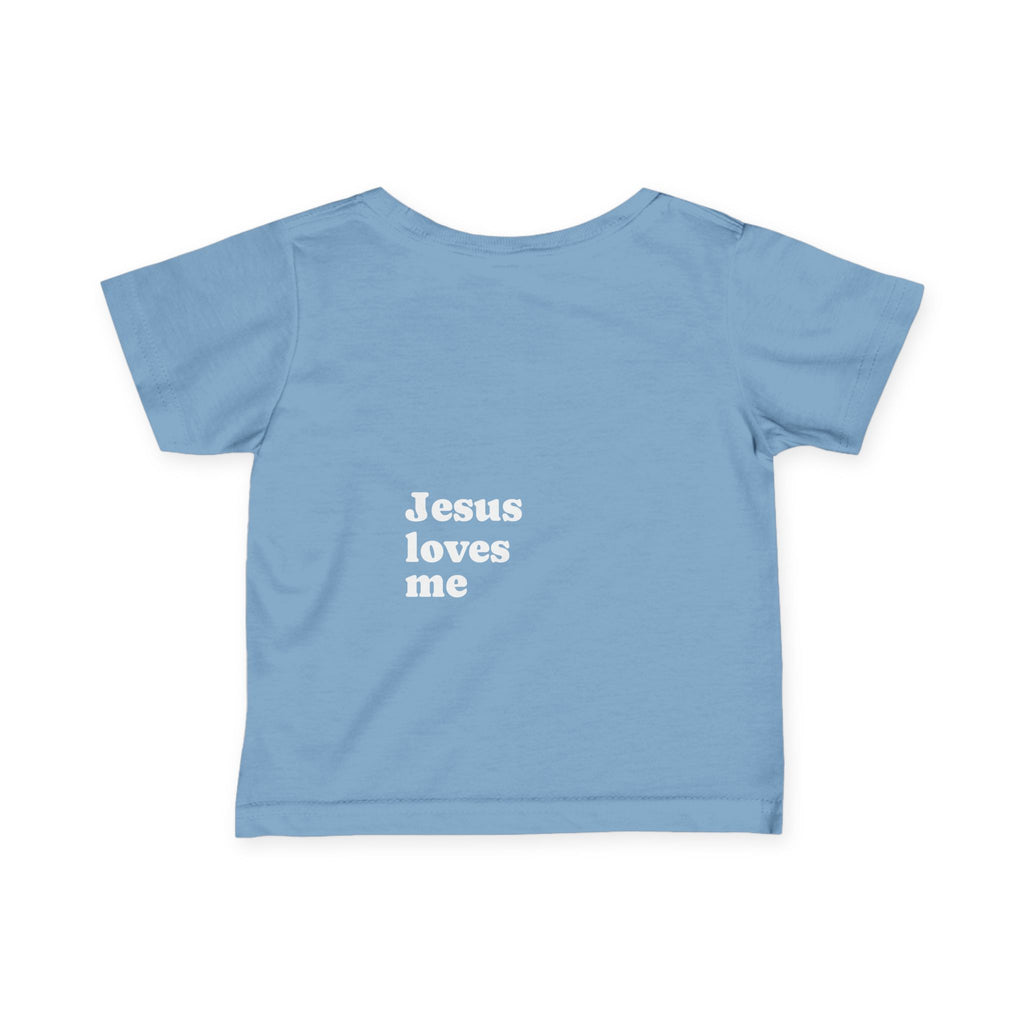 Infant Tee - "Jesus Loves Me" Soft Christian Baby Shirt