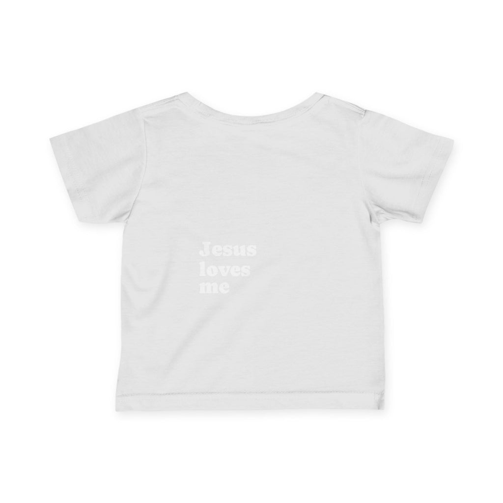 Infant Tee - "Jesus Loves Me" Soft Christian Baby Shirt