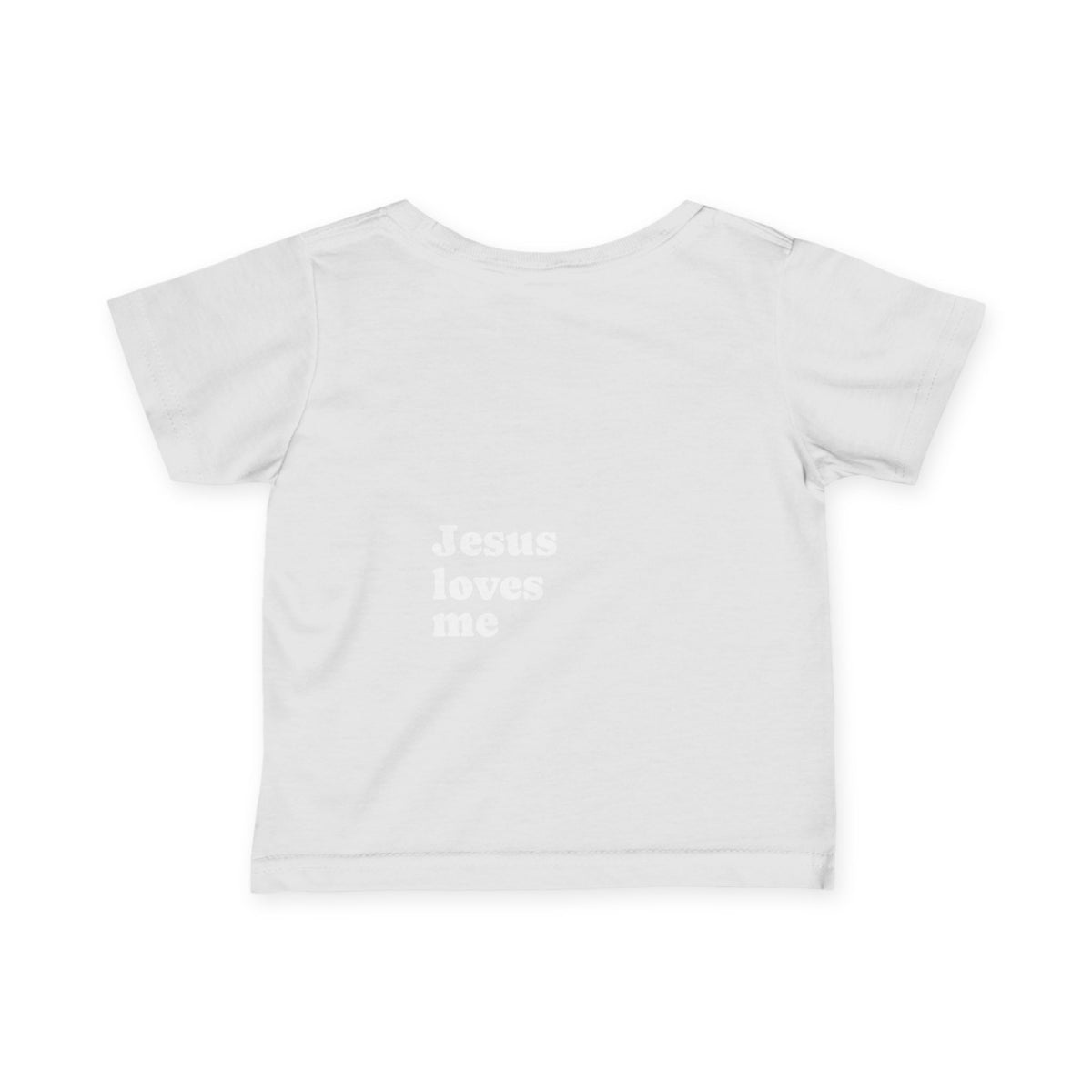 Infant Tee - "Jesus Loves Me" Soft Christian Baby Shirt