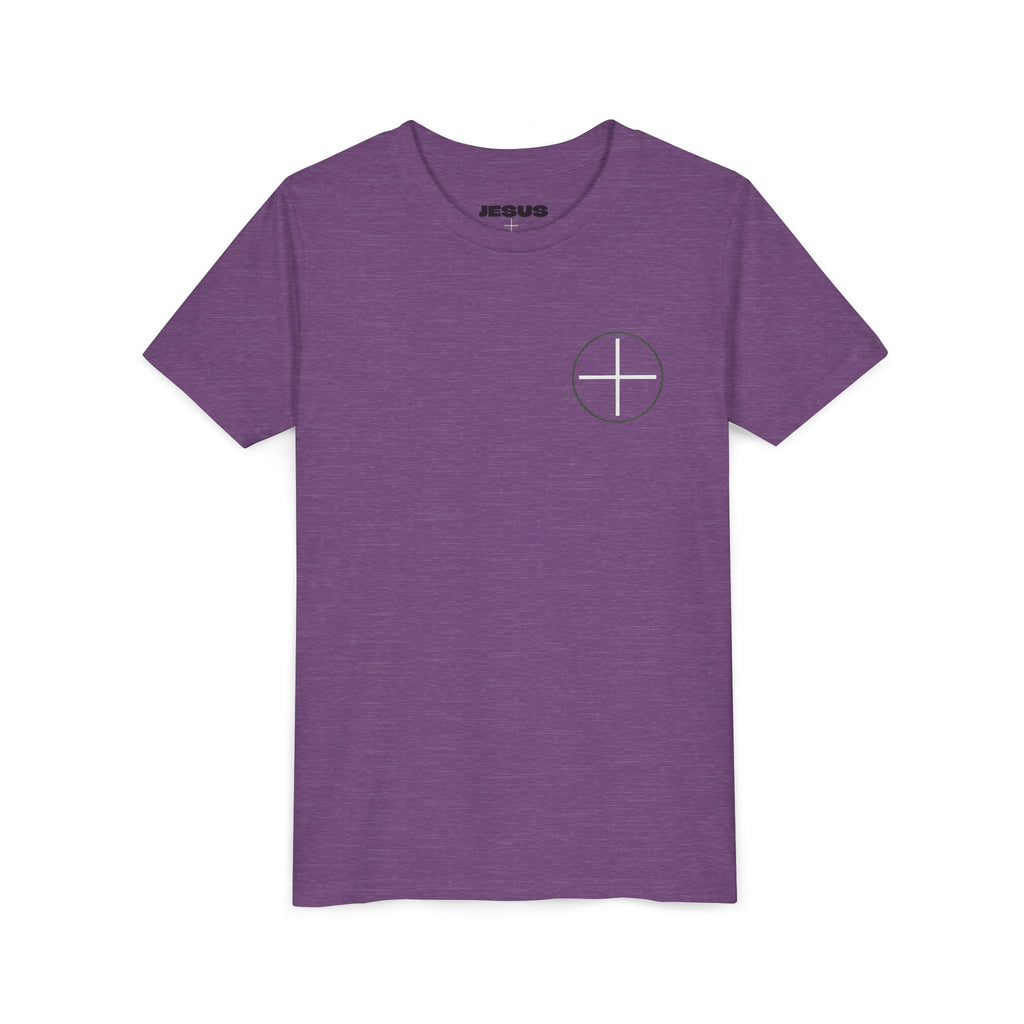 Youth Tee - "Jesus Loves Me" Faith Kids Short Sleeve Shirt